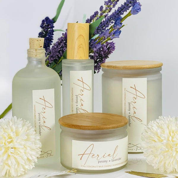 Aerial | Peony + Lavender