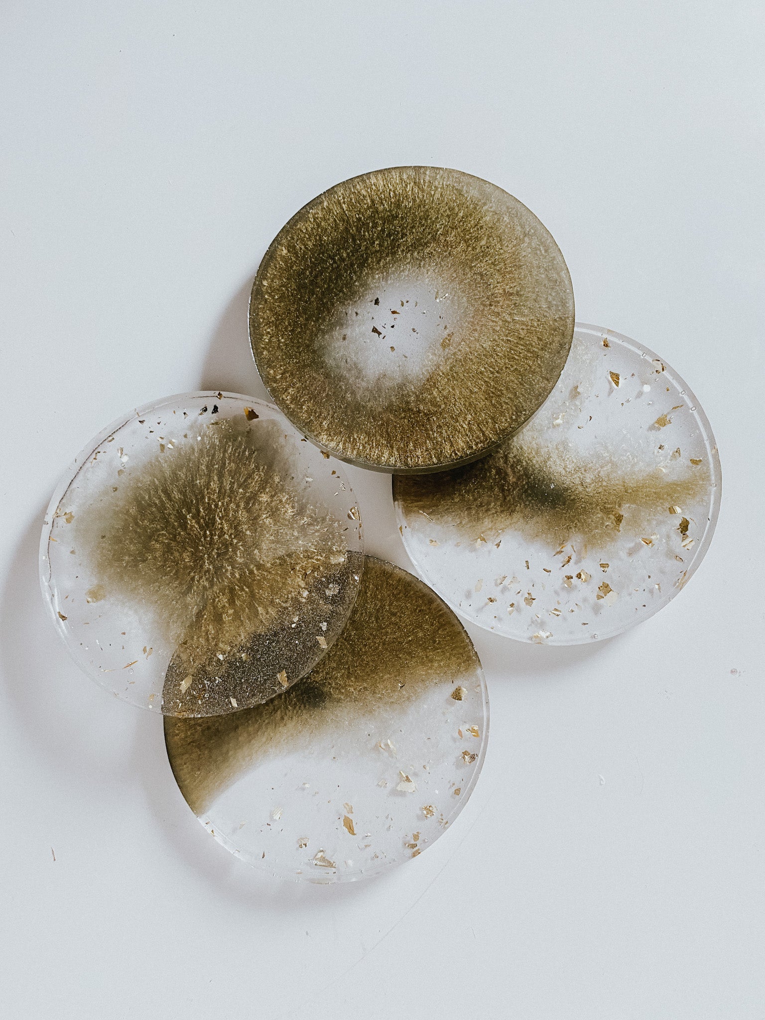Green Resin Coasters