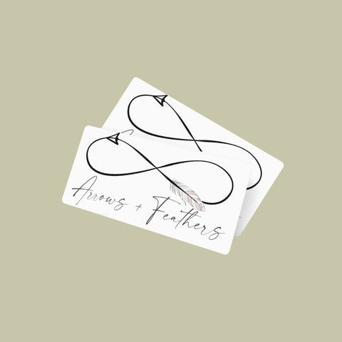 Arrows + Feathers Gift Card